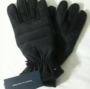 Tommy Hilfiger Black Gloves, NWT, Small - Med